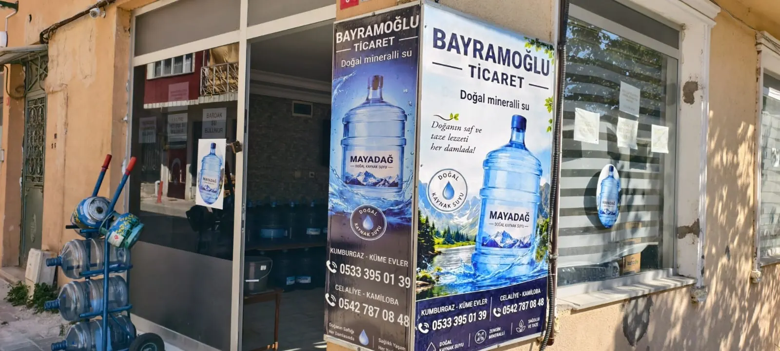 Bayramoğlu Ticaret bayisi ve damacana stoğu